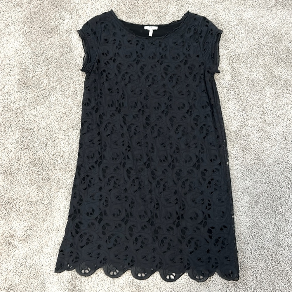 Joie Laces black mini dresss